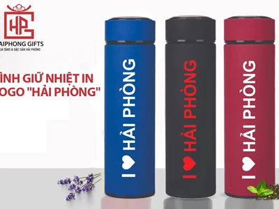 Chuyên cung cấp bình giữ nhiệt in logo "Hải Phòng" giá rẻ, chất lượng